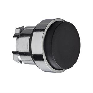 Cabeça de botão preto saliente