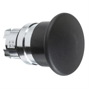 Cabeça botão  cogumelo preto 40mm p/ aro fix metálico