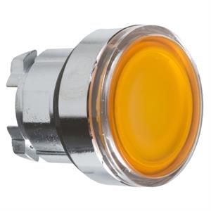 Cabeça de botão de pressão iluminada - ø 22 - amarela