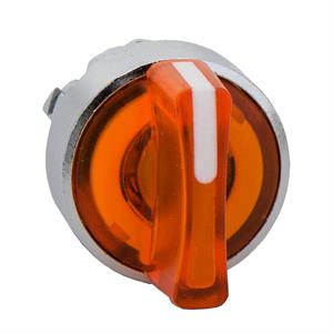 Cabeça deinterruptor selector iluminada - 3 posições - ø 22 - amarela