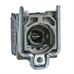 Bloco luminoso com corpo/ suporte de montagem para lâmpada BA9s 250V 2NO