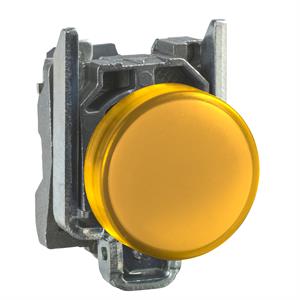 Sinalizador led - amarelo 230...240vca c/ aro fix met