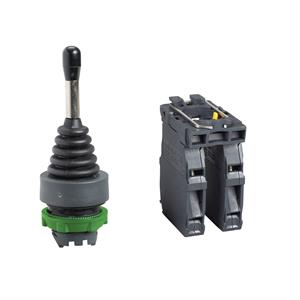 Controlador joystick ø 22 - 5 posições estático - 1no