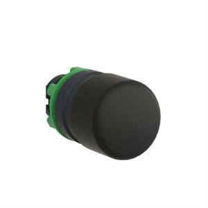 Cabeça de botão pressão ø 22 - preta - cogumelo de ø 30 mm