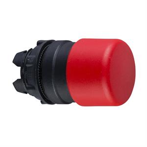 Cabeça de botão pressão ø 22 - vermelha - cogumelo de ø 30 mm