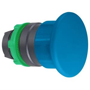 Cabeça de botão pressão ø 22 - azul - cogumelo de ø 40 mm