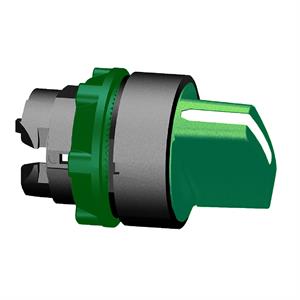 Cabeça de interruptor selector - 2 posições - ø 22 - verde