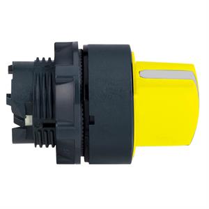 Cabeça de interruptor selector - 2 posições - ø 22 - amarela