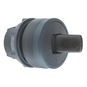 Cabeça de interruptor de báscula - 2 posições - ø 22 - preta