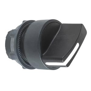 Cabeça de interruptor selector - 2 posições - ø 22 - preta