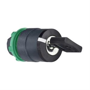 Cabeça botão rotação - atuado por chave - 2 posições
