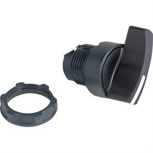 Cabeça de interruptor selector - 2 posições - ø 22 - preta