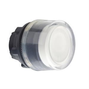Cabeça botão de pressão ø 22 branca - saliente com proteção de silicone