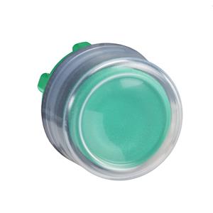 Cabeça botão de pressão ø 22 verde - à face com proteção de silicone