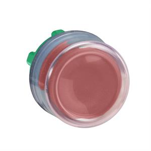 Cabeça botão de pressão ø 22 vermelha - à face com proteção de silicone