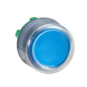 Cabeça botão de pressão ø 22 azul - à face com proteção de silicone
