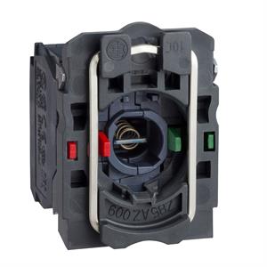 Corpo botão  contacto i luminosous  - ø 22 - ba 9s base - 1 na + 1 nf