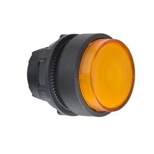 Cabeça de botão de pressão iluminada - ø 22 - amarela