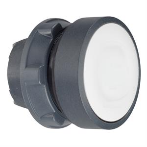 Cabeça de botão de pressão iluminada - ø 22 - branca