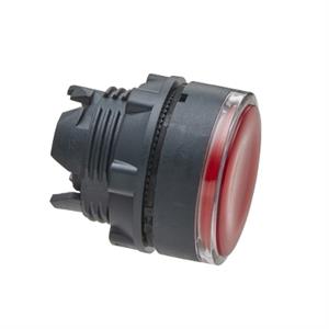 Cabeça de botão de pressão iluminada - ø 22 - vermelha