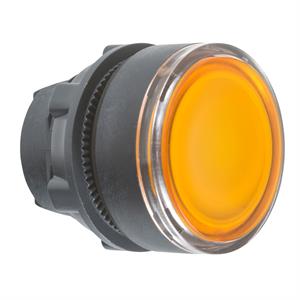 Cabeça de botão de pressão iluminada - ø 22 - amarela