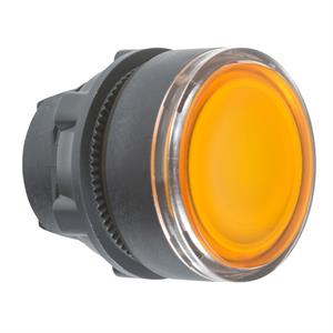 Cabeça de botão de pressão iluminada - ø 22 - amarela