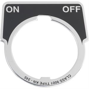 Etiqueta - ø 30 - 40 x 43 mm - off-on