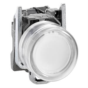 Botão de pressão iluminado branco - ø 22 - 24 v - atex