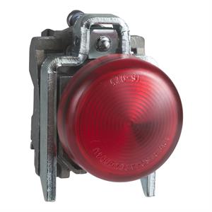 Sinalizador led - vermelho 24vca/cc e aro met atex p zon21/22