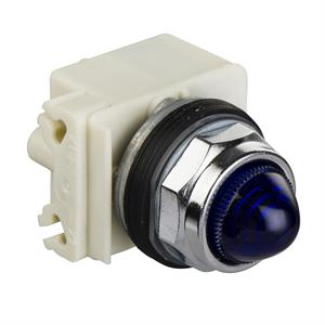 Sinalizador ø 30 - azul - ince escente ba 9s - 230 v ca - ip66
