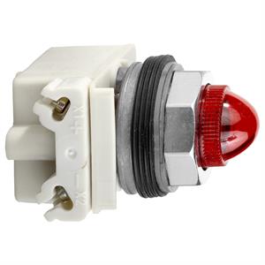 Sinalizador ø 30 - vermelho - ince escente ba 9s - 24 v ca/cc - ip66