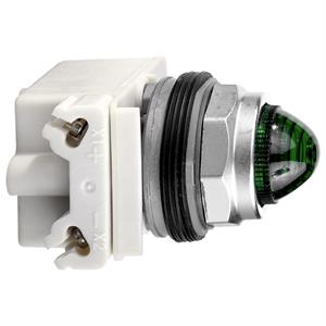 Sinalizador ø 30 - verde – alta luminosid. led ba 9s – 24 v ca/cc- ip66