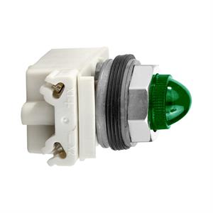 Sinalizador ø 30 - verde - ince escente ba 9s - 24 v ca/cc - ip66