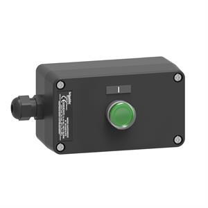 Estação de controlo - xaw-g - plástico - 1 no - verde - iniciar