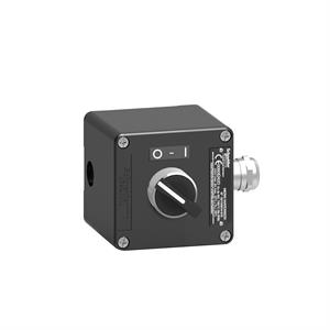 Estação de controlo - xaw-f - metal - 1 no + 1 nc - preto – iniciar - parar