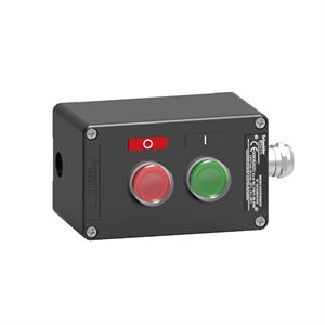 Estação de controlo - xaw-f - metal - 1 na - verde - iniciar-parar