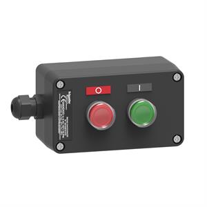 Estação de controlo - xaw-g - plástico - 1 no - verde - iniciar