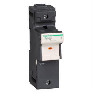 TeSyS porta-fusível 1P 125A - tam. fusível 22 x 58 mm - ind. fusível fundido