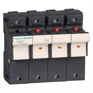 TeSyS porta-fusível 3P N 125A - tamanho fusível 22 x 58 mm