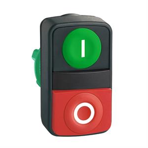 Cabeça de botão duplo de imbotãoo - ø 22 - com marcação
