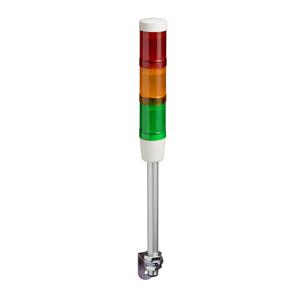 Banco indicador com  buzzer + 3 unidades iluminadas ø 45 mm - 230 v ac