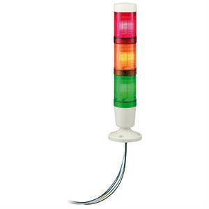 Banco indicador sem buzzer + 3 unidades iluminadas - ø 45 mm - 24 v ac/dc