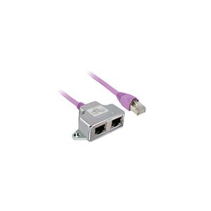 CANopen adaptador terminal - 2 RJ45 conectores ligação daisy
