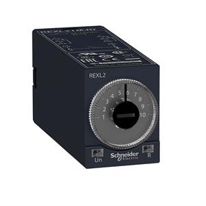 Relé de temporização c/ atraso ligado - 0,1 s..100 h - 12 v cc – 2 oc
