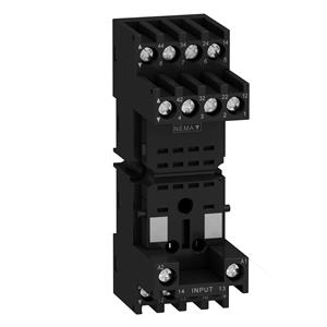 Tomada, contacto misto, relé tipo rxm2 rxm4, ligação por conector, 250 v ac