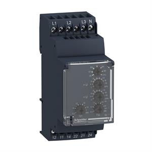 Relé de controlo de tensão rm35-u - gama 114..329 v ac