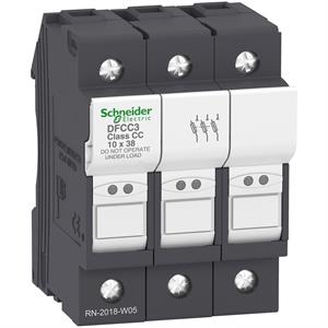 Fuse carrier TeSys DF, 3P 30A, fuse class CC