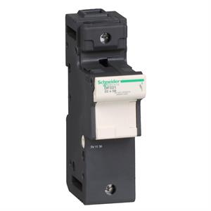 TeSyS porta-fusível 1P 125A - tamanho fusível 22 x 58 mm