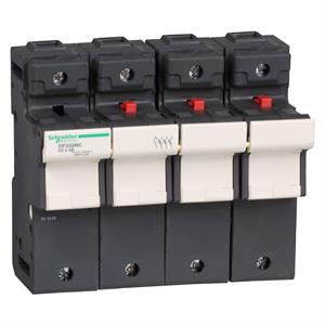 TeSyS porta-fusível 3P N 125A - tamanho fusível 22 x 58 mm