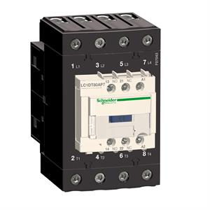 Contactor Tesys D - 4P(4 NA) - AC-1 - <= 440 V 80 A - 110 V CA 50/60 Hz bobina